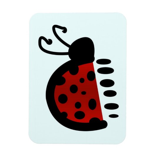 Lieveheersbeestje Magneet (Verticaal)