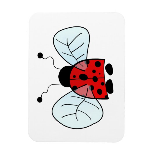Lieveheersbeestje Magneet (Verticaal)