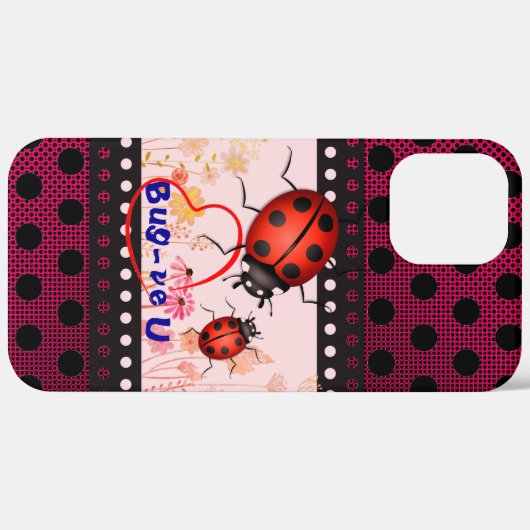 Lieveheersbeestje met stippen Case-Mate iPhone case (Achterkant / Rechts)
