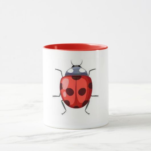 Lieveheersbeestje mok (Midden)