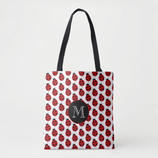 Lieveheersbeestje Monogram Tote Bag (Voorkant)
