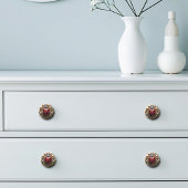 Lieveheersbeestje Mooie Art Deco Gouden Parels Rob Keramische Knop