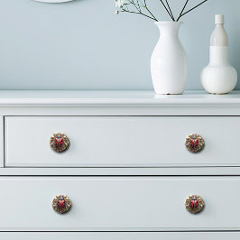 Lieveheersbeestje Mooie Art Deco Gouden Parels Rob Keramische Knop