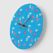 Lieveheersbeestje, mus & dier gezicht patroon grote klok (Hoek)