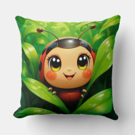 🐞 Lieveheersbeestje Natuur Scene Voor Gezellige R Kussen