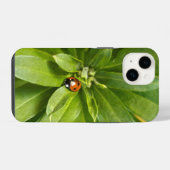 Lieveheersbeestje op Bloemen iPhone Hoesje (Achterkant horizontaal)
