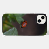 Lieveheersbeestje op Bloemen iPhone Hoesje (Achterkant horizontaal)