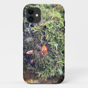 Lieveheersbeestje op mos fotografie Case-Mate iPhone case