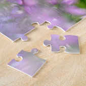 Lieveheersbeestje op paarse bloemen legpuzzel (Zijkant)