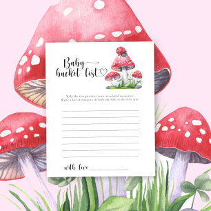 Lieveheersbeestje op rode paddenstoelen - Baby buc