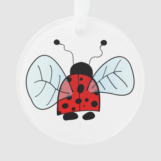 Lieveheersbeestje Ornament (voorkant)
