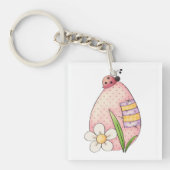 Lieveheersbeestje Paasei Sleutelhanger (Voorkant)