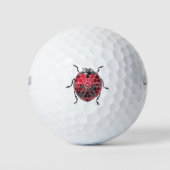 Lieveheersbeestje Patroon Golfballen (Voorkant)