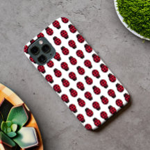 Lieveheersbeestje patroon telefoonhoesje