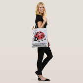 lieveheersbeestje Pattern Canvas tas - Stijlvol (Op model)