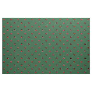 Lieveheersbeestje Polka dots stof