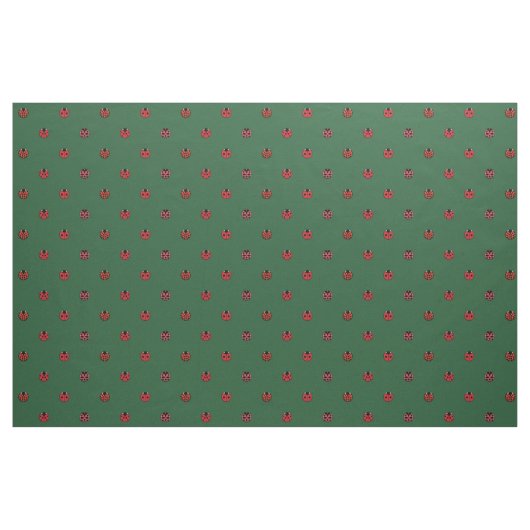 Lieveheersbeestje Polka dots stof (Fat Quarter)