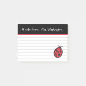 Lieveheersbeestje Post-it Notities Cadeau voor Doc Post-it® Notes (Voorkant)
