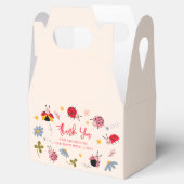 lieveheersbeestje Red Bug Baby shower Bedankdoosjes (Geopend)