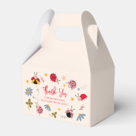 lieveheersbeestje Red Bug Baby shower Bedankdoosjes