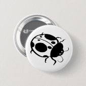 Lieveheersbeestje- Ronde Button 5,7 Cm (Voorkant /achterkant)
