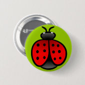 LIEVEHEERSBEESTJE RONDE BUTTON 5,7 CM (Voorkant /achterkant)