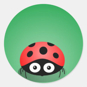 Lieveheersbeestje Ronde Sticker