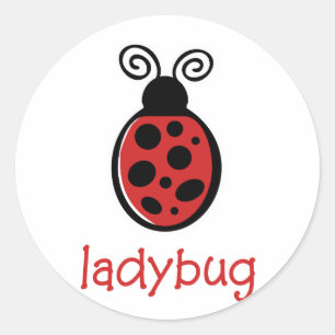 Lieveheersbeestje Ronde Sticker