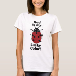 Lieveheersbeestje Rood Is Mijn GeluksKleur Grappig T-shirt