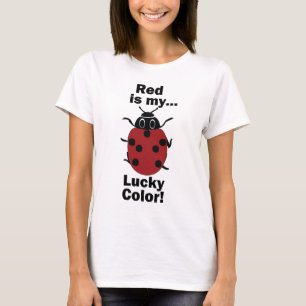 Lieveheersbeestje Rood Is Mijn GeluksKleur Grappig T-shirt