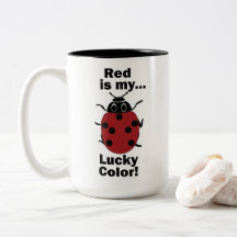 Lieveheersbeestje Rood Is Mijn Lucky Kleur Grappig