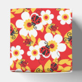 Lieveheersbeestje rood patroon kinder partij of pa bedankdoosjes (Bovenkant)