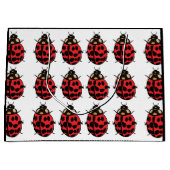 lieveheersbeestje Rood Zwart Insect lieveheersbees Groot Cadeauzakje (Voorkant)