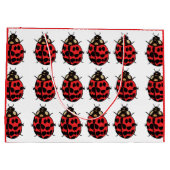 lieveheersbeestje Rood Zwart Insect lieveheersbees Groot Cadeauzakje (Achterkant)