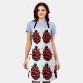 lieveheersbeestje Rood Zwart Insect lieveheersbees Schort (Gedragen)