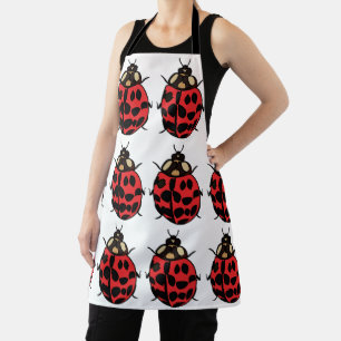 lieveheersbeestje Rood Zwart Insect lieveheersbees Schort