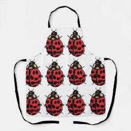 lieveheersbeestje Rood Zwart Insect lieveheersbees Schort