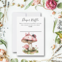 Lieveheersbeestje Roze Baby Shower Luier Raffle