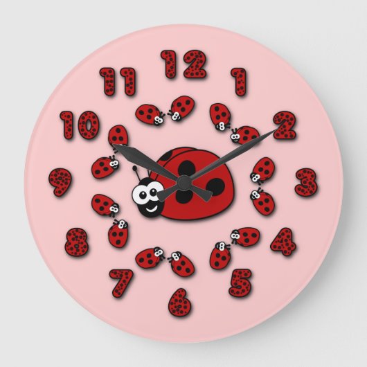 lieveheersbeestje roze klok (Voorkant)