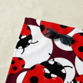 lieveheersbeestje Schattige insectenpatroon Strandlaken (In situ)