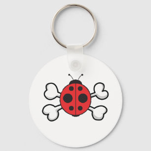 Lieveheersbeestje Schedel en Kruisbeenderen Sleutelhanger