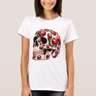 Lieveheersbeestje schedel harmonie t-shirt