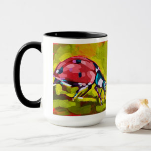 Lieveheersbeestje Schilderij - Cadeau voor Insecte Mok