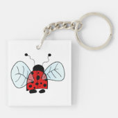 Lieveheersbeestje Sleutelhanger (Achterkant)