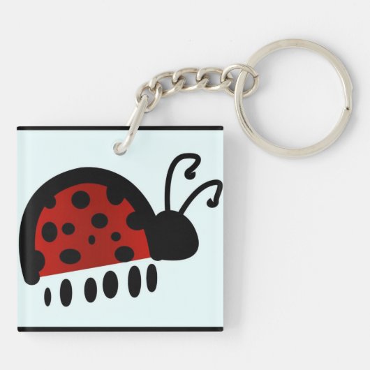 Lieveheersbeestje Sleutelhanger (Achterkant)