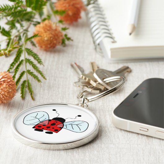 Lieveheersbeestje Sleutelhanger (Zijkant)