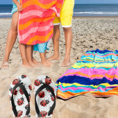 Lieveheersbeestje slippers kinder teenslippers