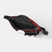 Lieveheersbeestje sprankelt rood patroon wit op ma heuptasje (Open)