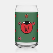 Lieveheersbeestje Stippen Blikvorm Glas (Achterkant)