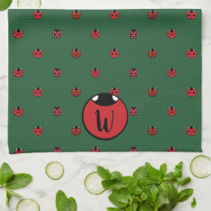 Lieveheersbeestje Stippen Keukendoek Theedoek